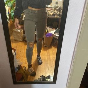 Grey pac sun skinny jeans